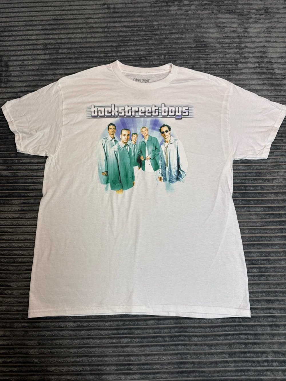 Backstreet Boys Millennium Tour Graphic T Shirt Adult M/L Concert Tee White
